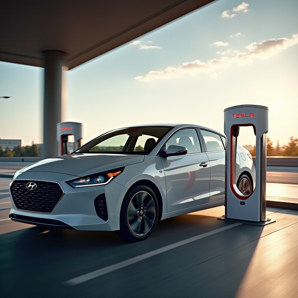 peut-on utiliser le superchargeur Tesla avec l'Ioniq 6