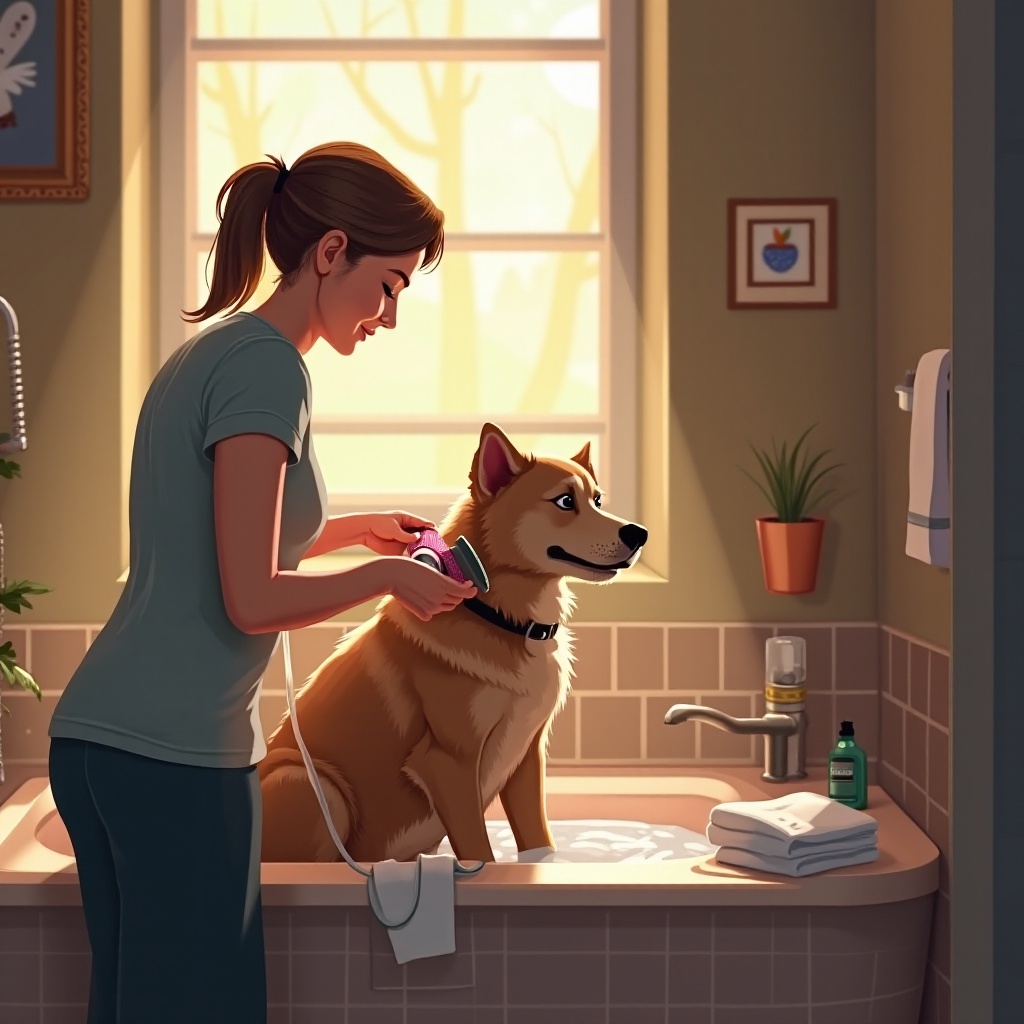 grooming de pulgas para cães