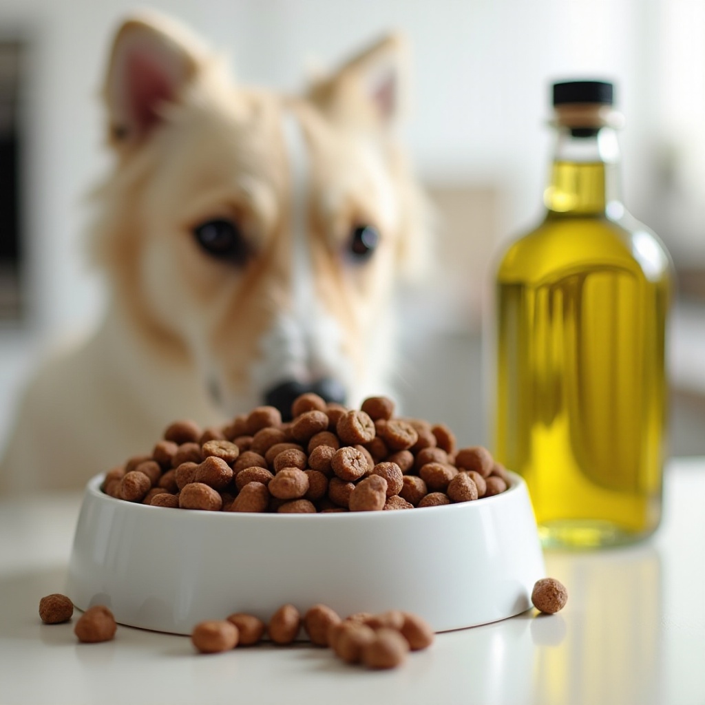 voinko lisätä oliiviöljyä koirani ruokaan