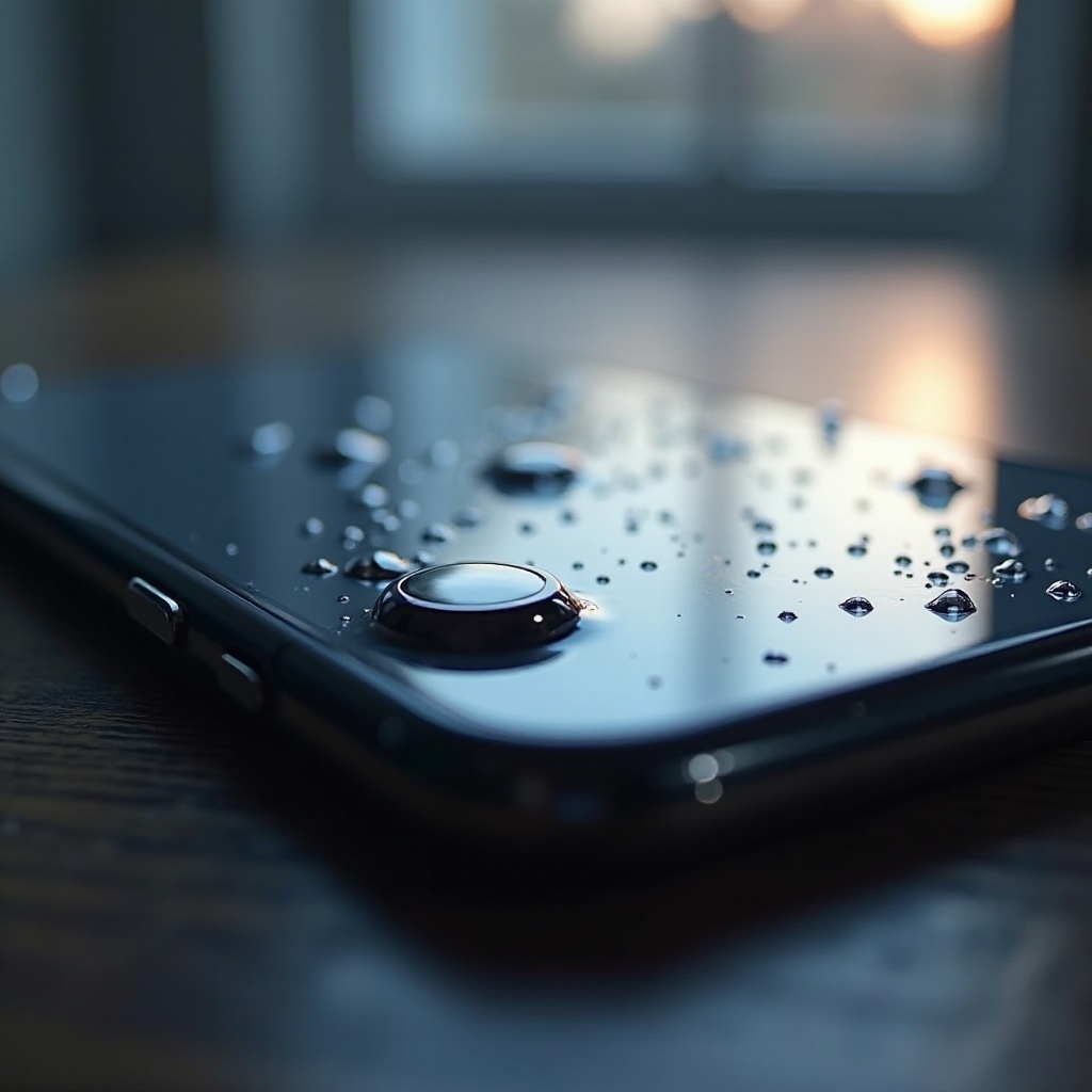 hoe je water uit de frontcamera van de iPhone krijgt