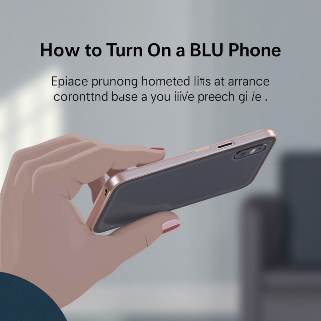 cómo encender un teléfono BLU