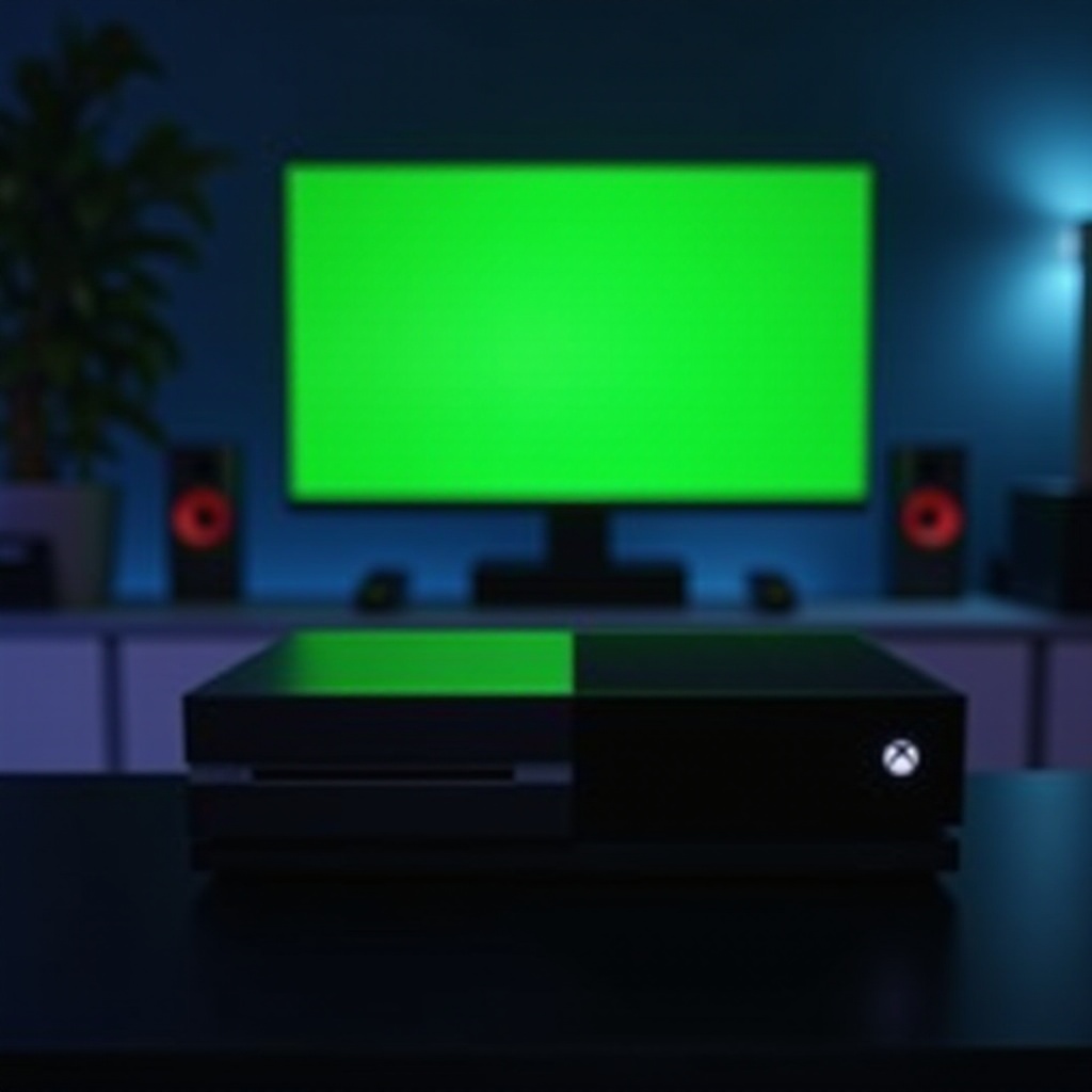 groen scherm xbox one
