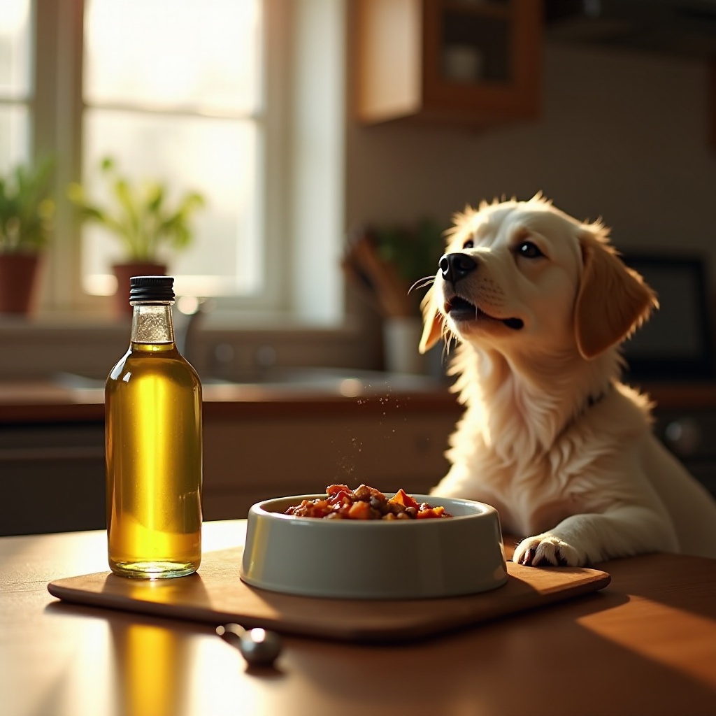 ¿puedo añadir aceite de oliva a la comida de mi perro?