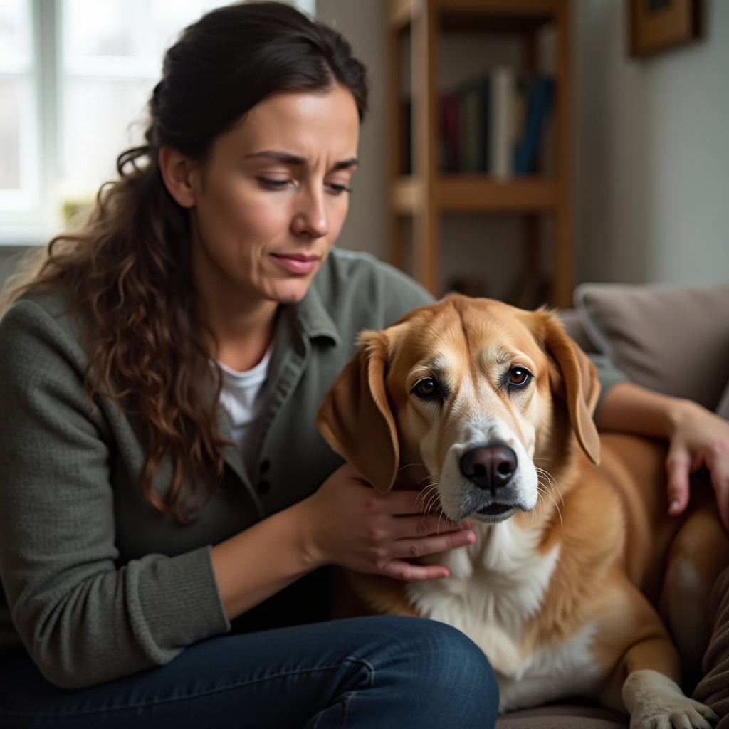 perché il mio cane piange all'improvviso