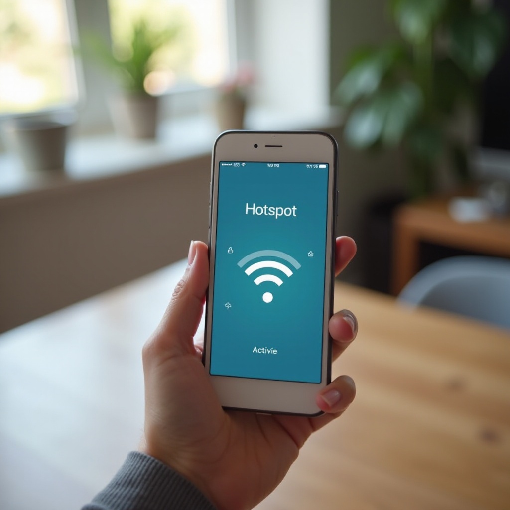 how do i use my cellphone as a hotspot