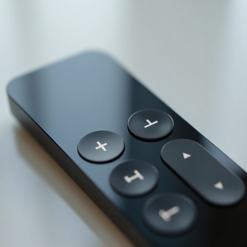 de aan/uit-knop van de Apple TV-afstandsbediening is eraf gevallen