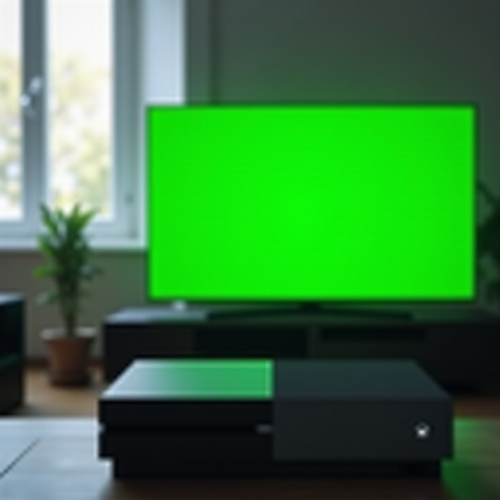 écran vert xbox one