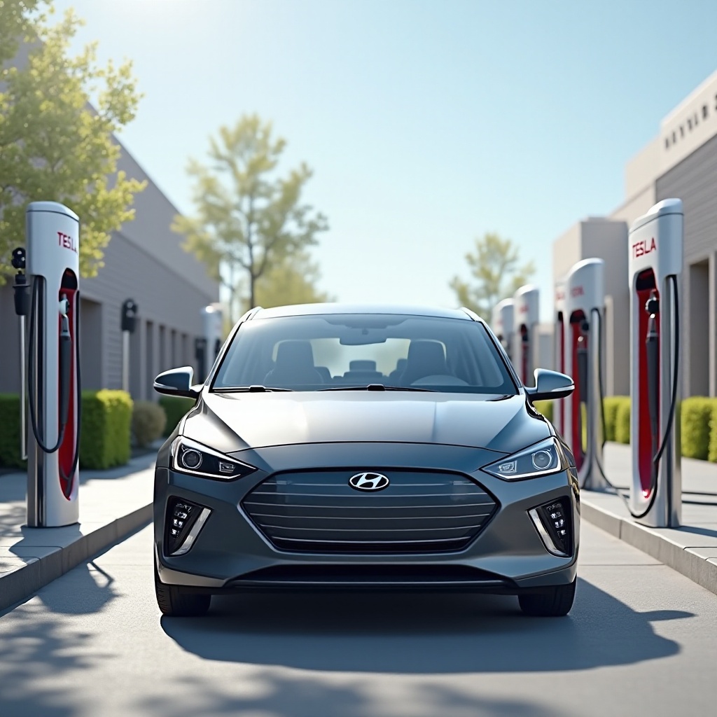può l'Ioniq 6 utilizzare il supercharger Tesla