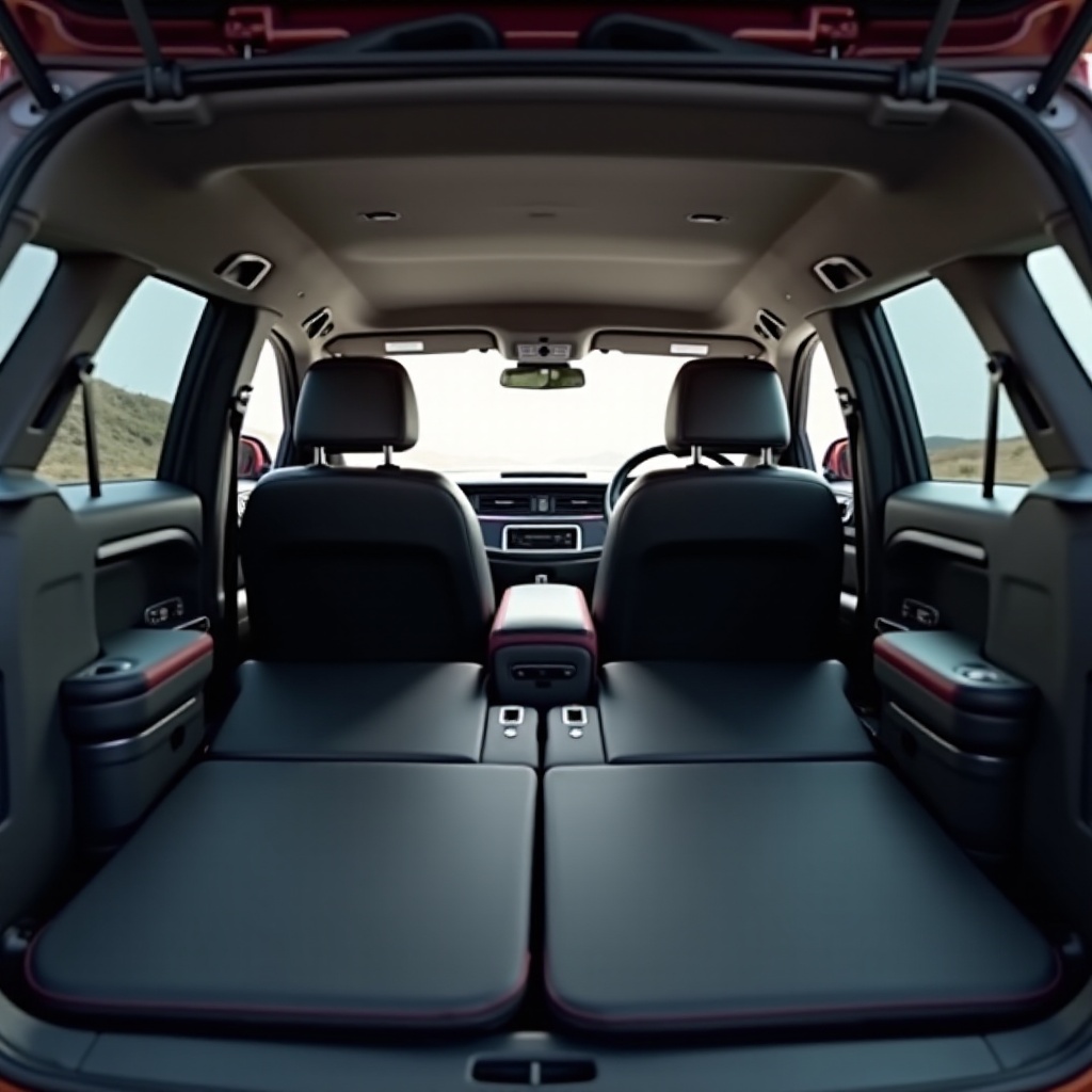 r1s interior space with seats down