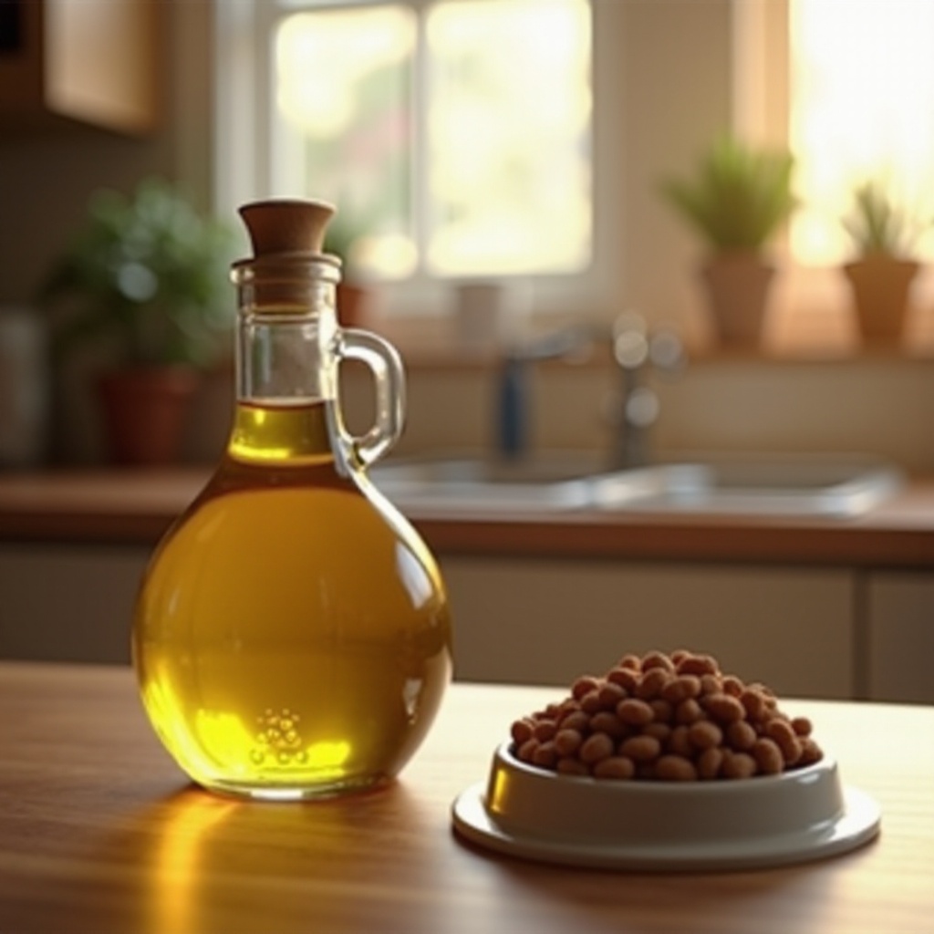 posso adicionar azeite à comida do meu cão