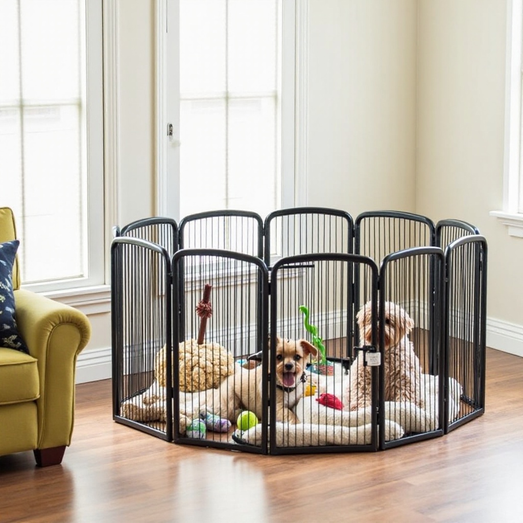 dog crate vs playpen