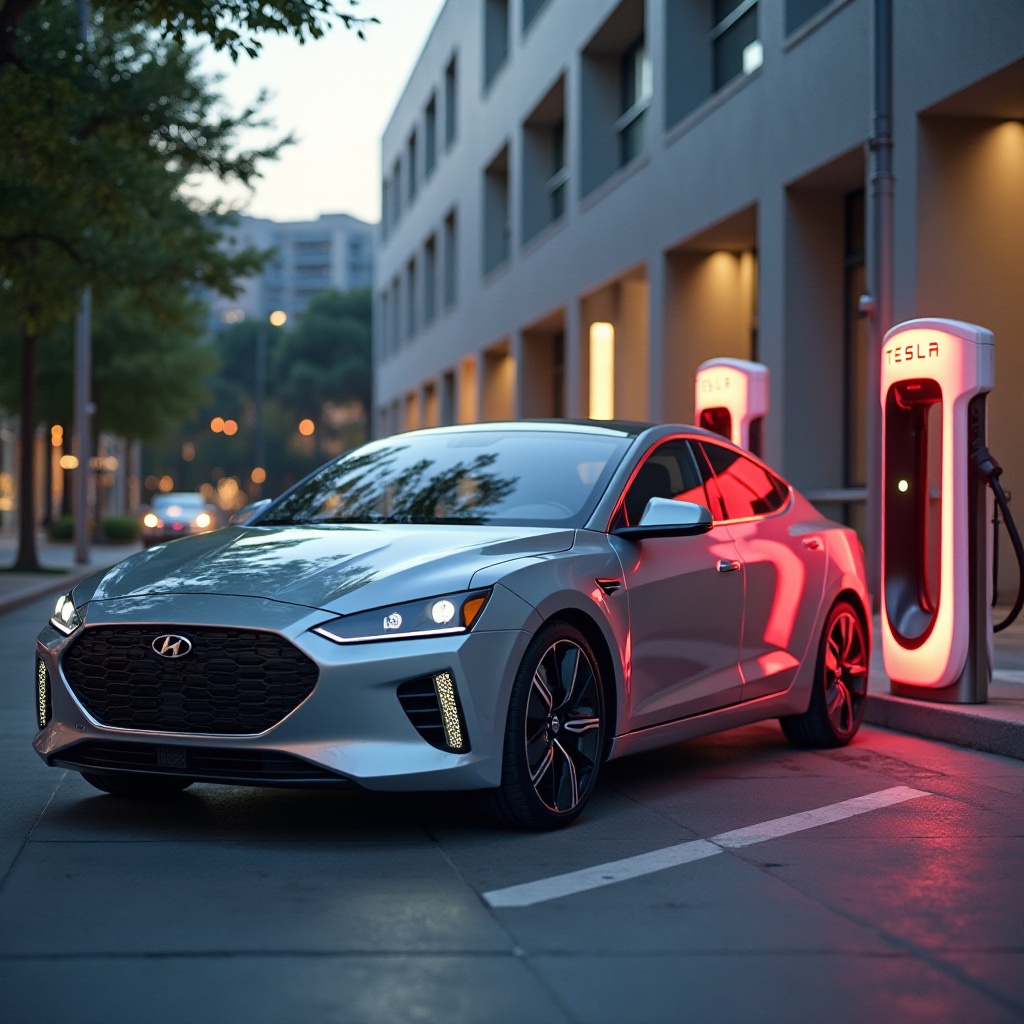 può l'Ioniq 6 utilizzare il supercharger Tesla
