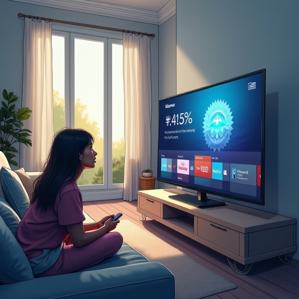 a tv hisense roku não está funcionando