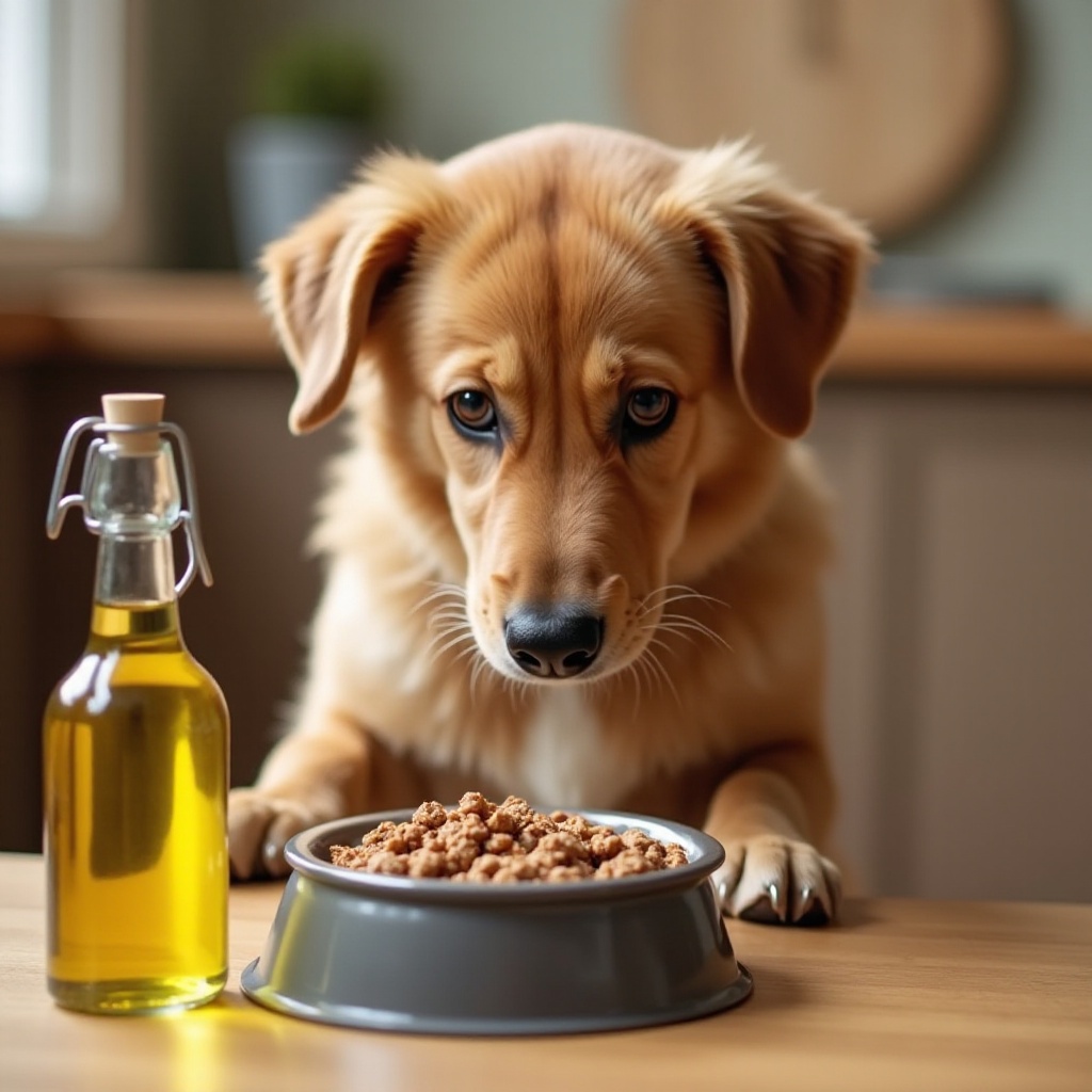 ¿puedo añadir aceite de oliva a la comida de mi perro?